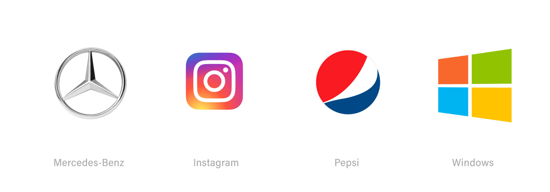 Popular brand icons