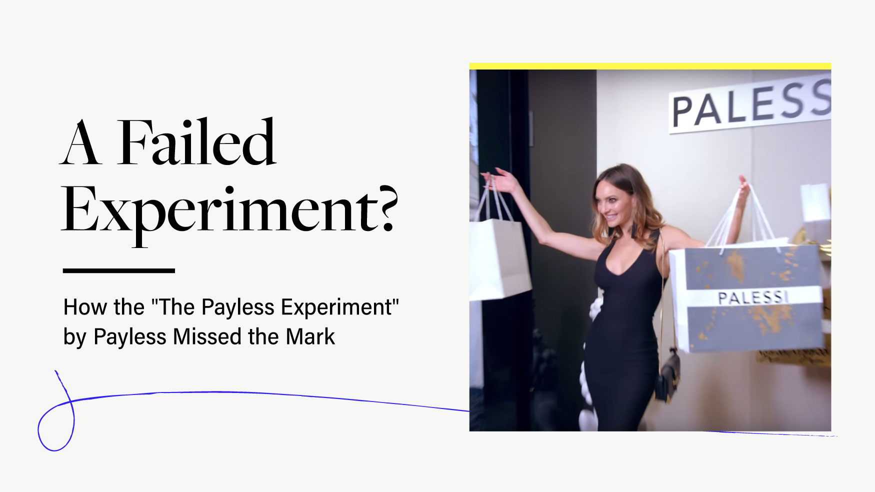 payless shoes experiment