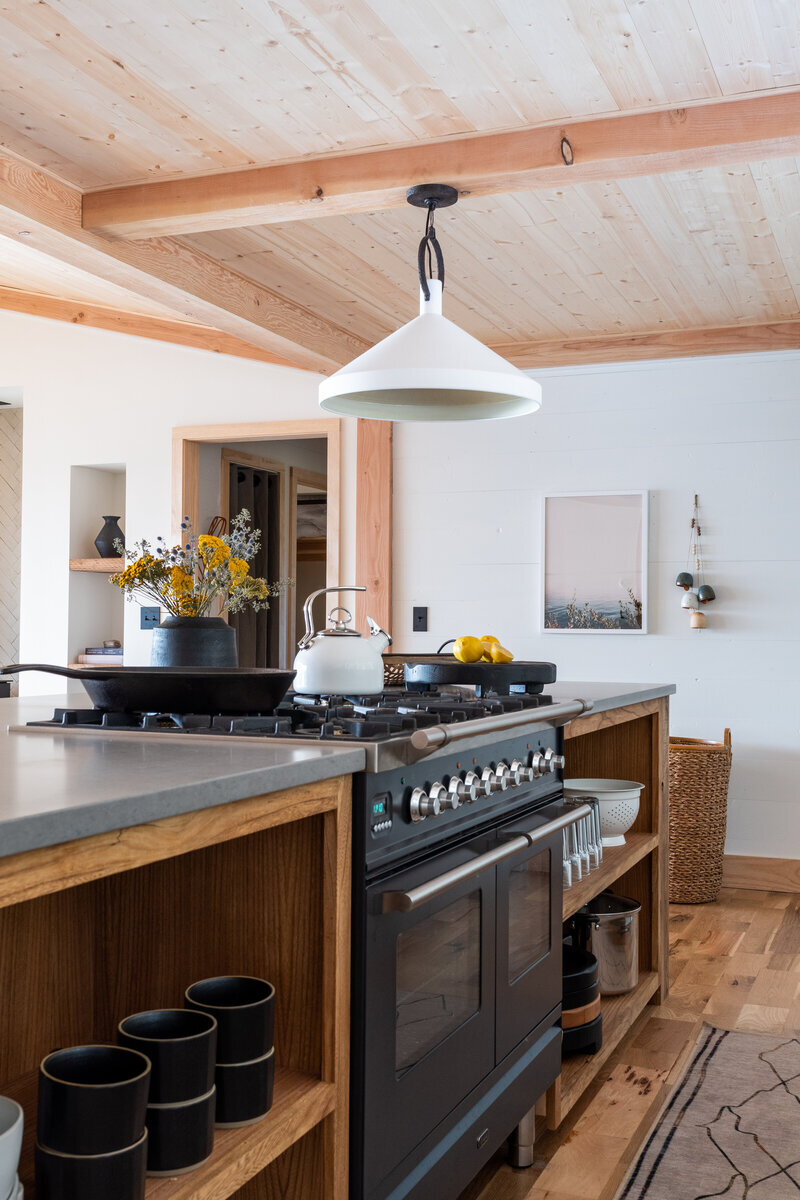 luxury modern lodge interior kitchen